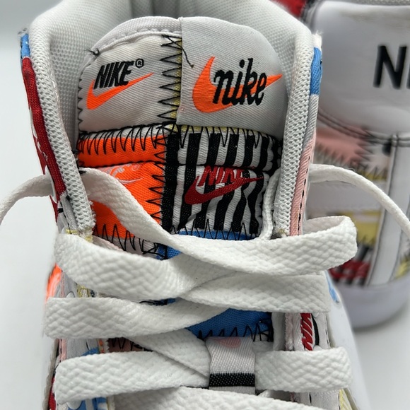 Nike Colorful Patchwork Hi-Top Sneakers - Picture 6 of 8